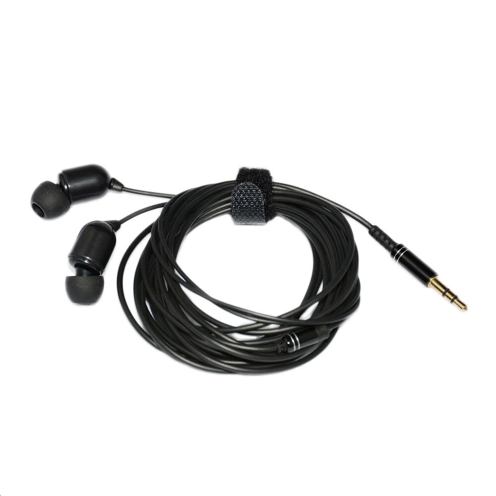 3.5MM MP3 Wired Earphones Double Bass Dual Drive Stereo 3 Meters Long Earphone Wire Earphones For Anchor Karaoke