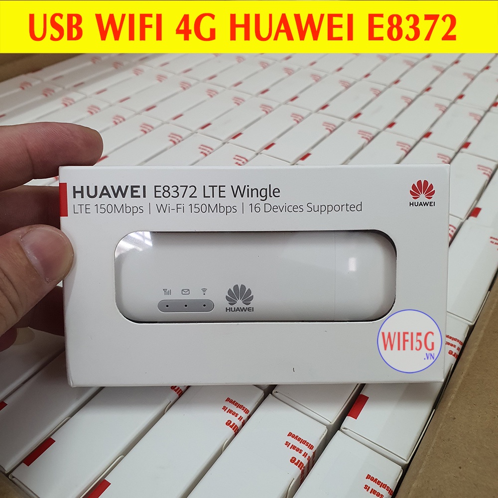 USB Wifi 4G Huawei E8372, Cấp Nguồn Qua Cổng USB - Hàng Chính Hãng