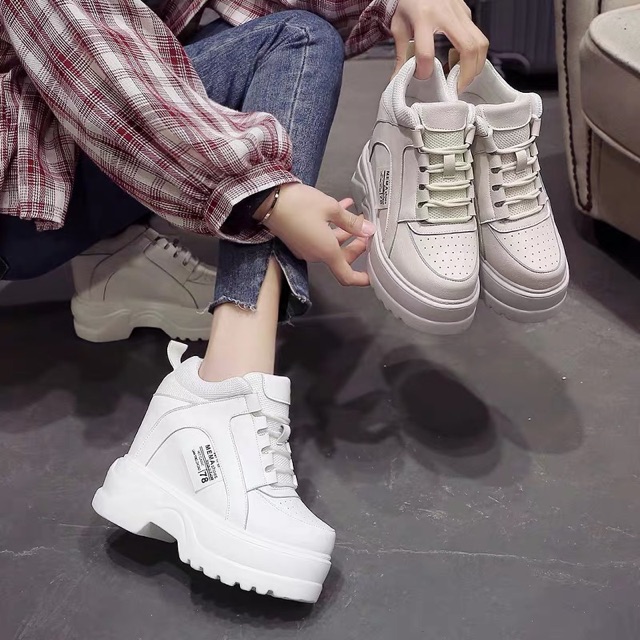 (ODER 5 ngày) Giày thể thao thời trang độn đế 12cm | BigBuy360 - bigbuy360.vn