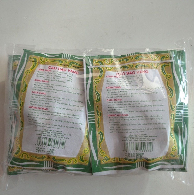 Cao Sao Vàng  Dược TW3 3gr