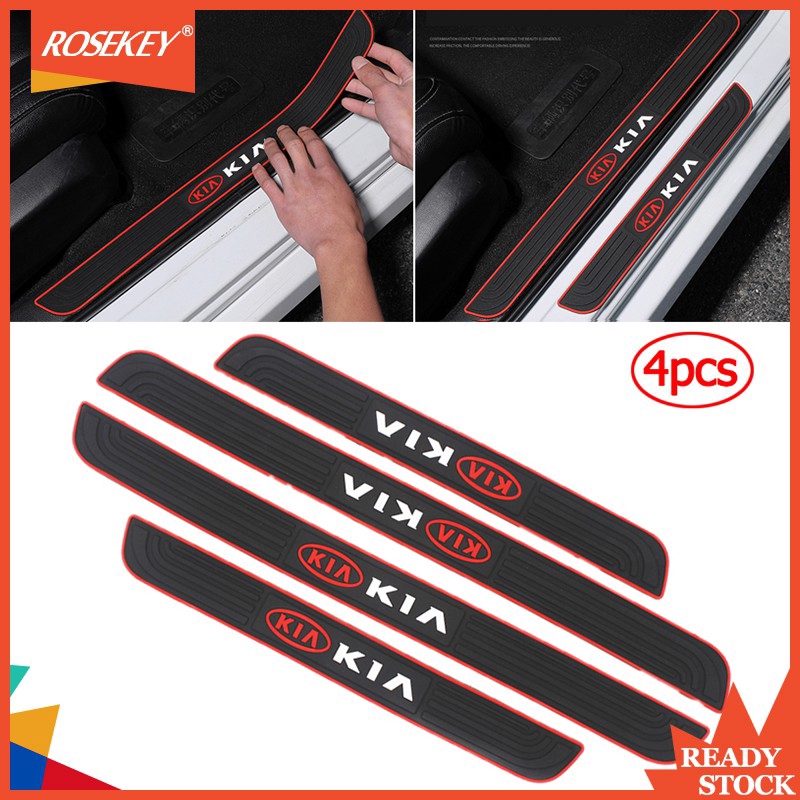 Bộ 4 Miếng Dán Chống Trầy Cho Cửa Xe Kia Spectra 2000-2006 Yg022