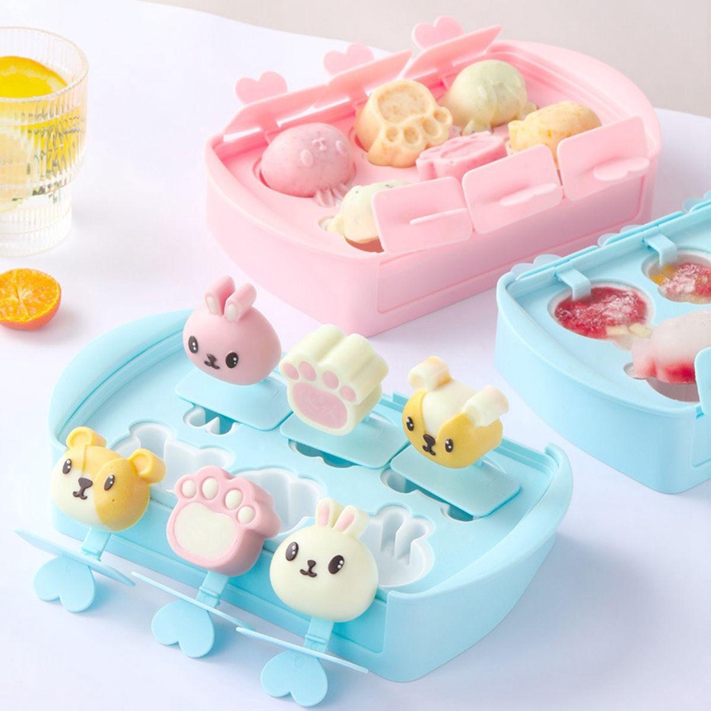 Khuôn Làm Kem Que Mini Dễ Tháo Rời Tiện Dụng Cho Nhà Bếp DIY