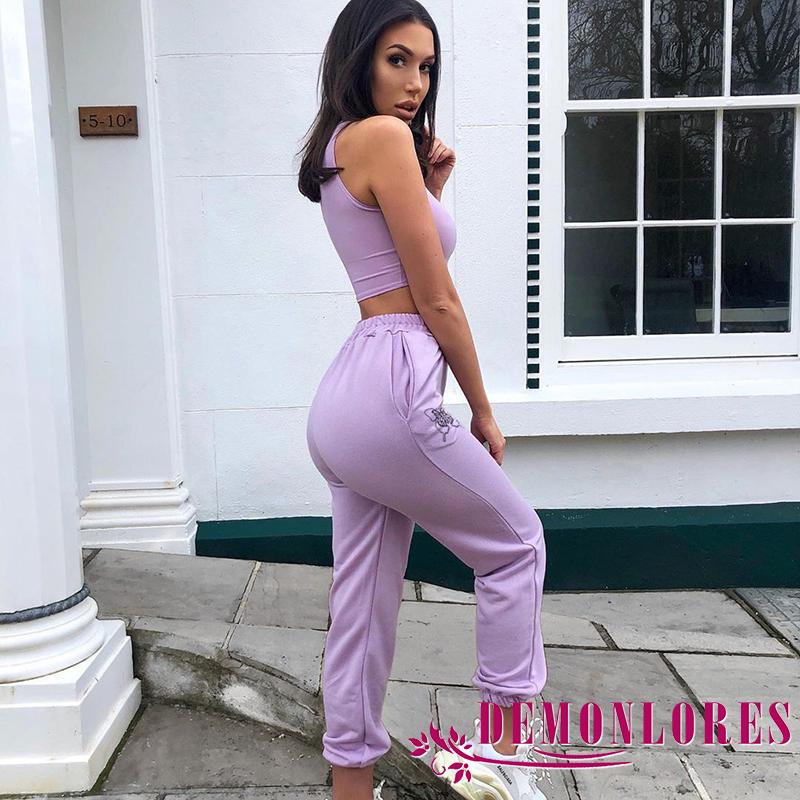 BUTTERFLY quần thể thao Jogger Lưng Cao Thêu Họa Tiết Bướm Thời Trang Cho Nữ | BigBuy360 - bigbuy360.vn