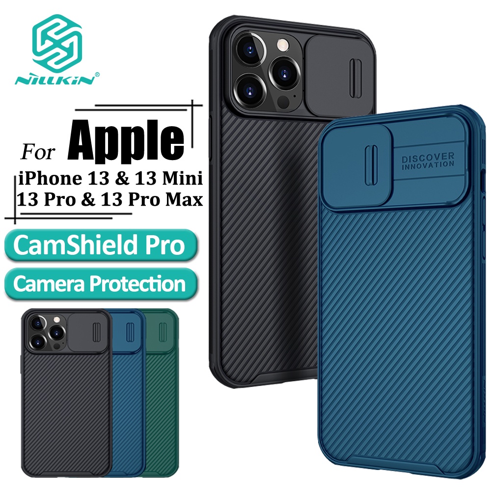 Nilkin CamShield Pro Case cho iPhone 13 Pro Max/13 Pro/13 Mini Case TPU+PC Shock Proof với Camera Slip Cover Privacy Protection
