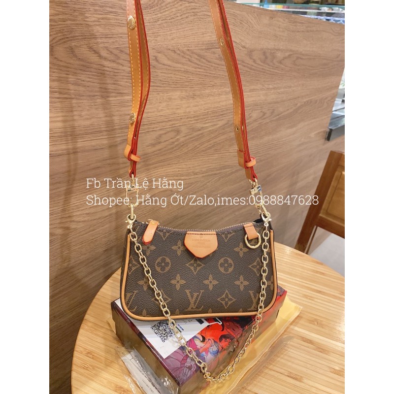 Túi Chữ LL Chất Tăm sz 20cm kèm hộp | BigBuy360 - bigbuy360.vn