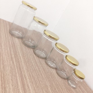 Hũ Lọ Thủy Tinh Nắp Thiếc Đựng Gia Vị, Thực Phẩm