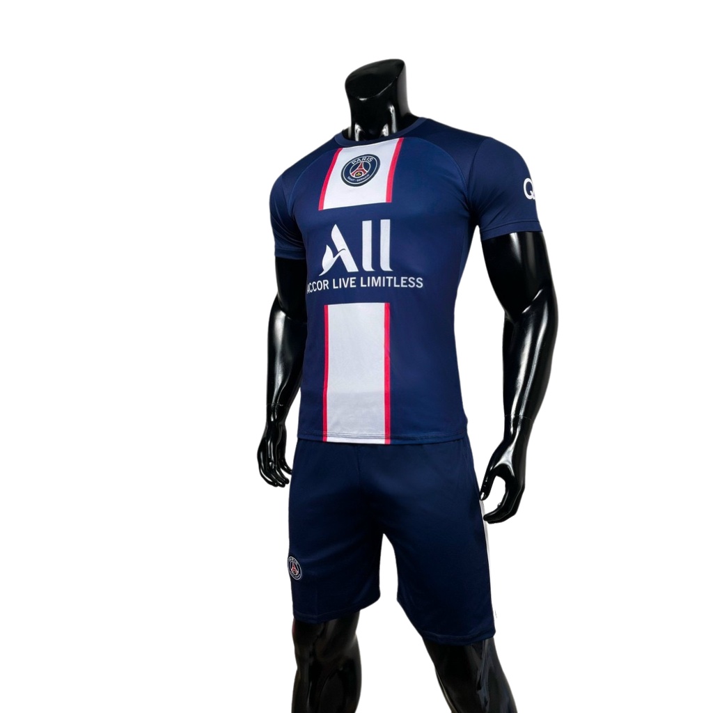 Bộ Quần Áo Bóng Đá CLB PSG 2023 Chất Liệu Vải Thun Lạnh