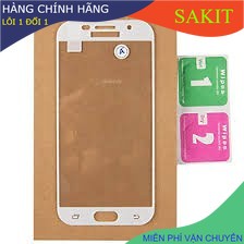 Kính Cường Lực Full Màn Hình Samsung A5-2017 / A7-2017 - Tặng giấy lau -