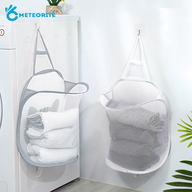 Giỏ Lưới Đựng Đồ Dơ Đa Năng Có Thể Gấp Gọn Tiện Dụng Cho Gia Đình