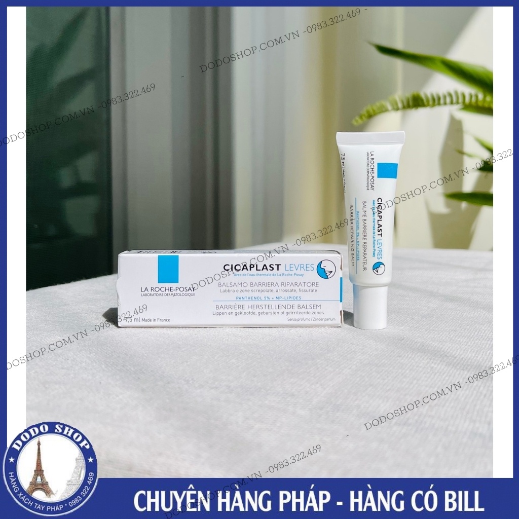 Kem dưỡng môi giảm Khô, nứt nẻ môi La Roche Posay Cicaplast Levres 7.5ml