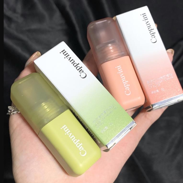 Son bóng Cappuvini vỏ vuông cấp ẩm giúp môi căng mọng màu son quyến rũ LIP Cosmetic