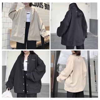 Áo khoác Kaki basic dáng rộng Unisex siêu đẹp