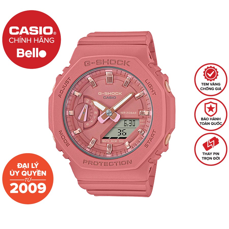 Đồng hồ Nữ Dây Nhựa Casio G-Shock GMA-S2100-4A2DR chính hãng bảo hành 5 năm Pin trọn đời