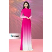 Vải tơ loang omber chuyển màu