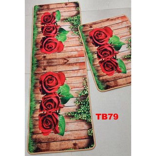 Bộ thảm bếp nỉ nhung lì cao cấp sang trọng TB79 phong cách hàn quốc đem lại không gian tinh tế cho phòng ăn thanh lịch