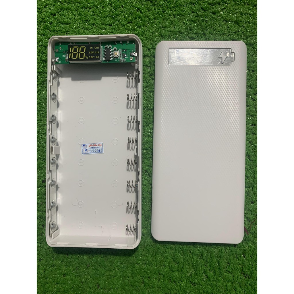 Mạch sạc dự phòng 5V2.1A + Box sạc dự phòng 8 cell pin -