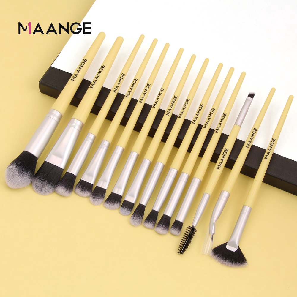 Bộ Cọ Trang Điểm 14 cây MAANGE Chất Lượng Cao