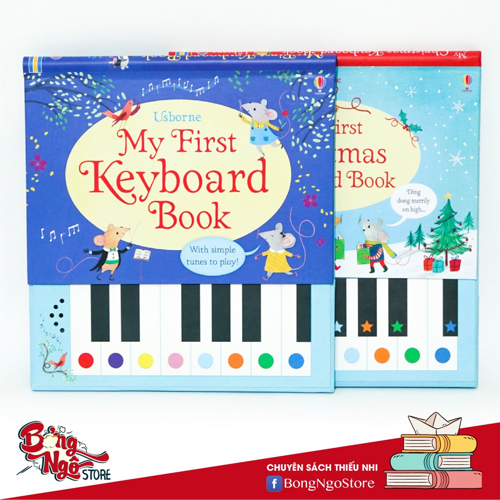 [Sách Âm Thanh Cho Bé] My First Keyboard Book Usborne