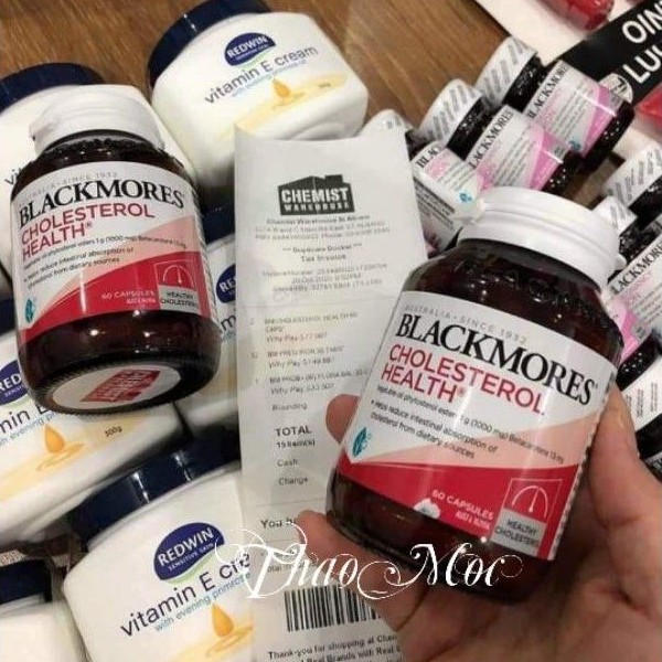 Viên uống cân bằng và giảm mỡ máu Blackmores Cholesterol Healthy