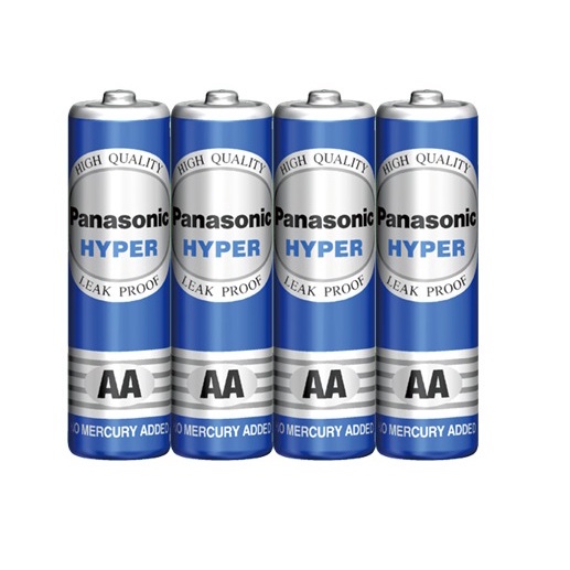 Bộ 8 Pin tiểu AA LR6 Panasonic Hyper Carbon R6UT/4S 1.5V Made in Thailand