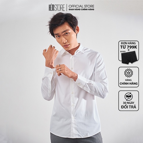 |Hẻm Store| Sơ mi nam Satoshi SASM50 chất liệu cotton tay dài 4 màu form slimfit phong cách trẻ trung dễ phối đồ