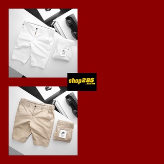Quần short kaki trắng kem ❤️𝐅𝐑𝐄𝐄 𝐒𝐇𝐈𝐏❤️ chất kaki co giãn SLIMFIT mặc thoải mái lắm form ngang gối ❤️ QSLC5