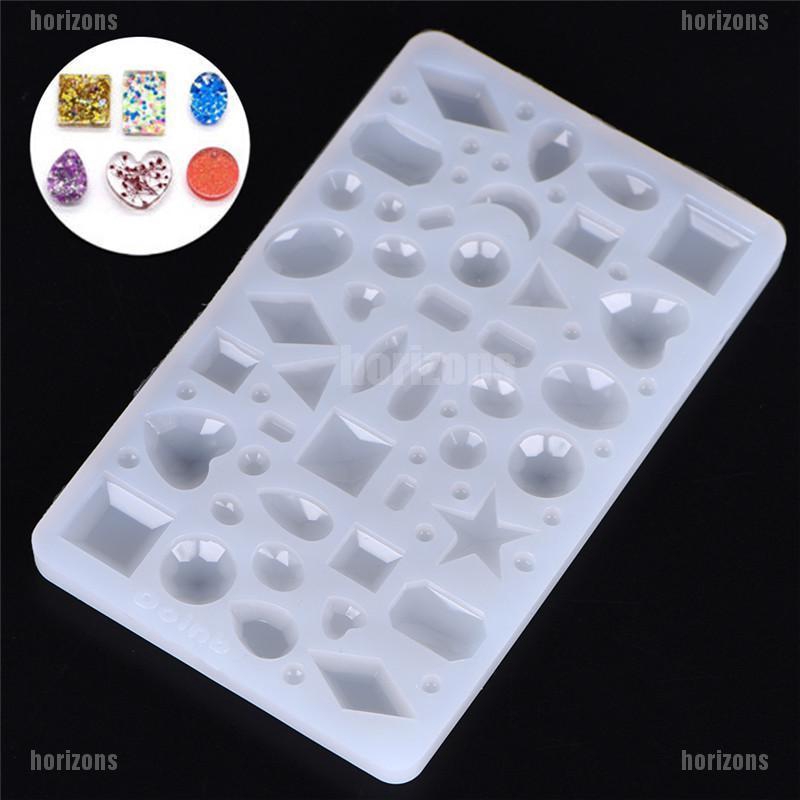 Khuôn Silicone Làm Mặt Dây Chuyền Đá Nhiều Kiểu
