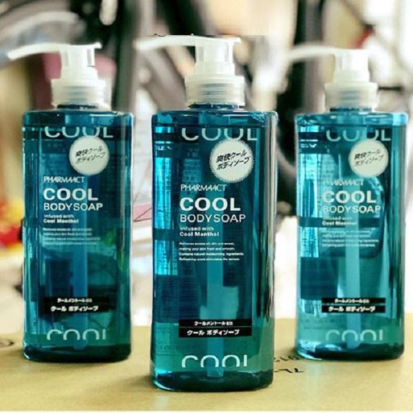 Sữa Tắm Cho Nam Cool Body Soap Pharmaact - Nhật Bản (Hương bạc hà)