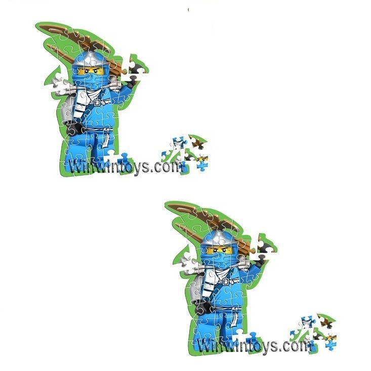 đồ chơi xếp hình bằng gỗ Ninja Go - Jay chính hãng Winwin Toys