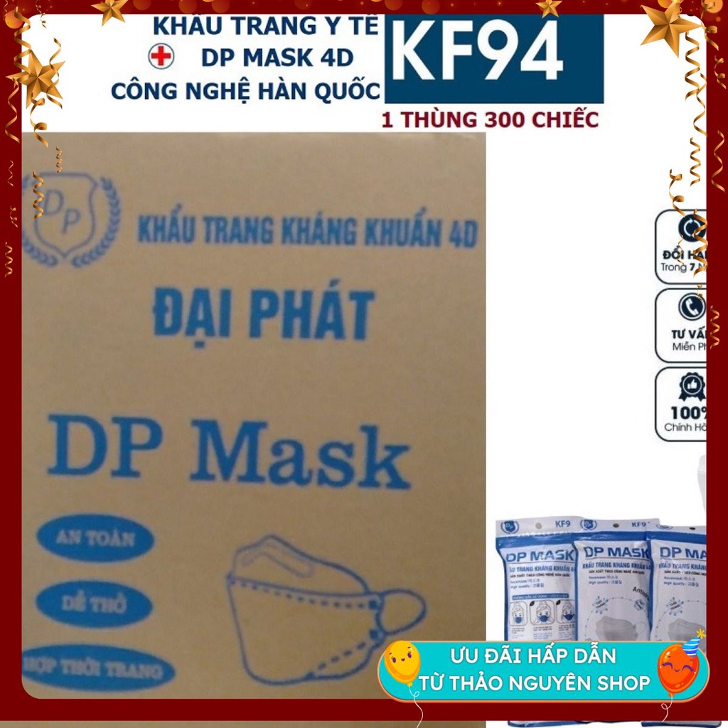 Khẩu trang y tế, khẩu trang 4D KF 94 DP,HH,MN Mask (Siêu Rẻ)