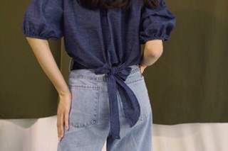 ÁO CROPTOP NƠ LƯNG (ẢNH THẬT CUỐI)