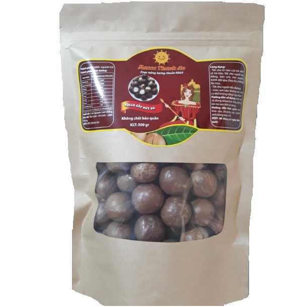 [Mã GROSALE2703 giảm 8% đơn 250K] Thanh An Macca Sạch Size Trung 500gr, Sấy Nứt Vỏ Lâm Đồng, Macadamia Kèm Lẫy | BigBuy360 - bigbuy360.vn