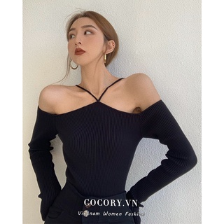  Áo Dệt Kim Nữ Trễ Vai Thời Trang Quyến Rũ