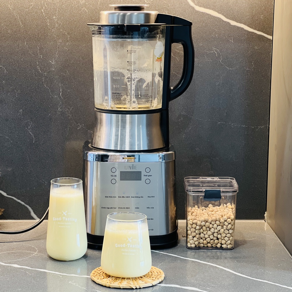 Máy làm sữa hạt,Máy nấu sữa hạt công suất 1800W dung tích 1.75L xay nấu đa năng bảo hành 24 tháng