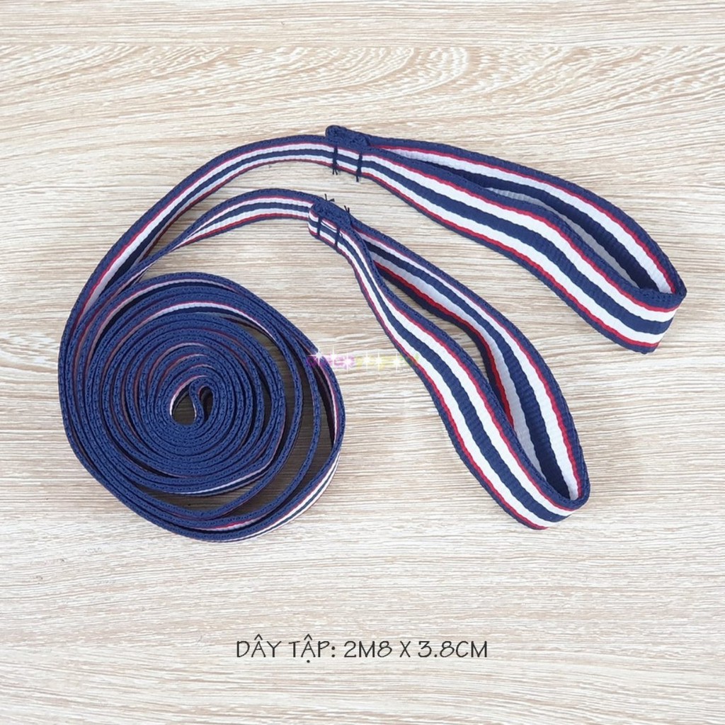 Dây Tập Yoga Dài 2m8, Sợi Cotton Cao Cấp, Bền Đẹp, Chuyên Dụng Xoạc Ngang, Hỗ Trợ Động Tác Uốn Dẻo, Mở Vai