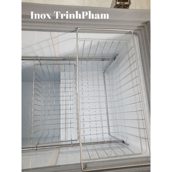 Compo 4 Rổ Tủ Đông Lạnh và Khung Treo Thiết Kế Tầng(hàng gia công theo kích thước riêng của từng Tủ Đông)