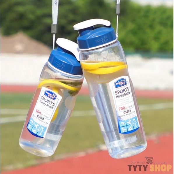 Bình nước , bình nhựa thể thao Lock&Lock Handy Bottle 500ml ABF721 và 700ml ABF722