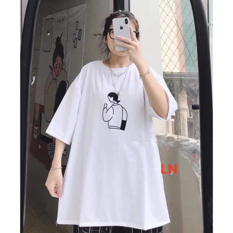 [Mã FAMARAL2 giảm 10K đơn 50K] Áo phông cô gái quay lưng TH6