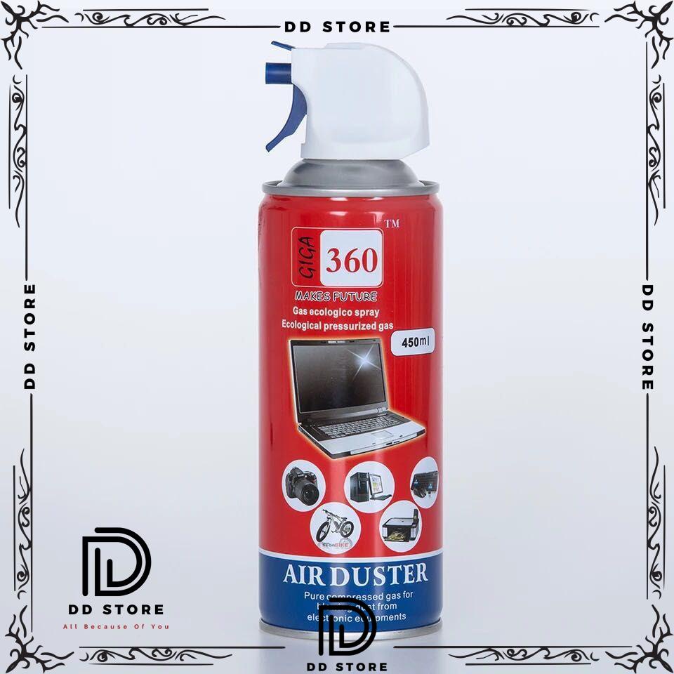Bình Xịt Nén Khí Air Duster vệ sinh siêu sạch bàn phím, laptop ,điện thoại, đồng hồ - DD STORE