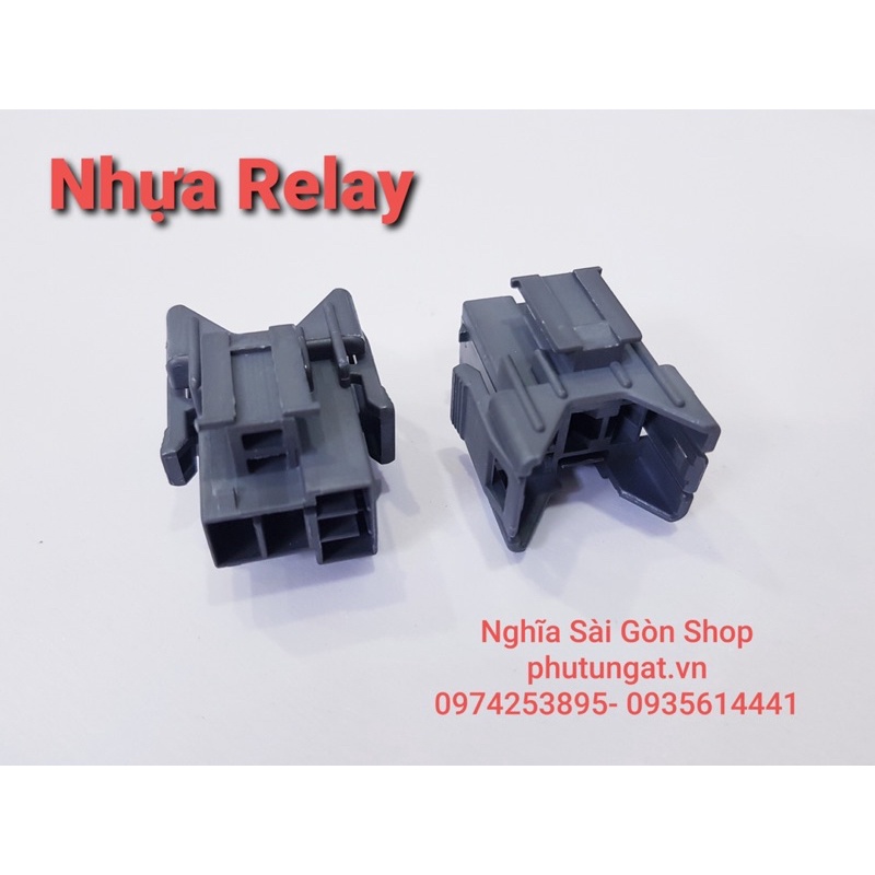 Nhựa relay xe máy xe ô tô màu xám