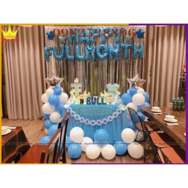 [ Tặng + Quà ]Combo 2 Rèm + Chữ Happy FunllMonth