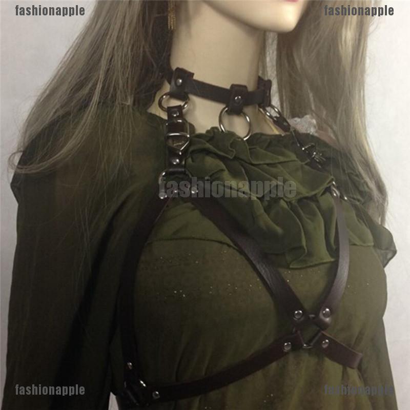 Vòng Cổ Choker Da Phong Cách Gothic Punk