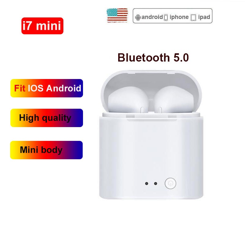 Tai nghe không dây I7 Mini Tws I7 Tws Phong Cách Thể Thao Chất Lượng Cao