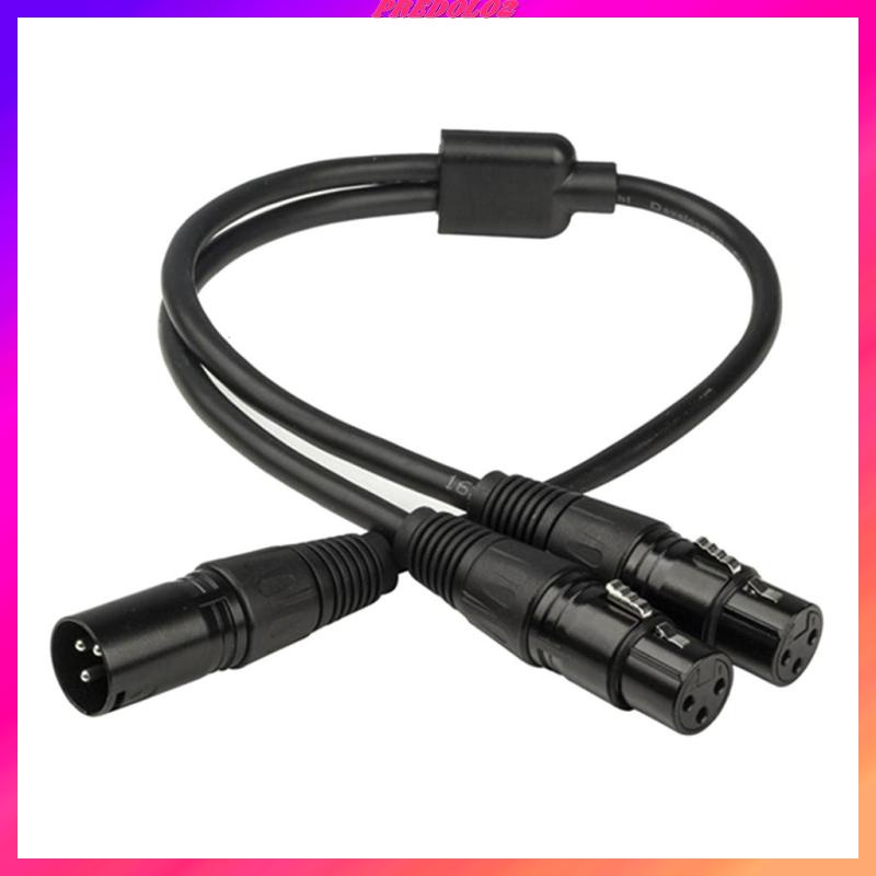 Dây Cáp Chữ Y Chuyển Đổi Đầu Cắm XLR Thành Hai Cổng Cắm XLR 2 Cho Micro