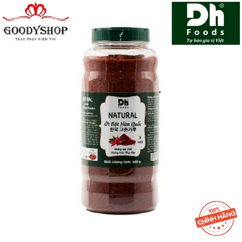 Natural Ớt bột Hàn Quốc Dh Foods500g  DHGVT84 GOODYSHOP