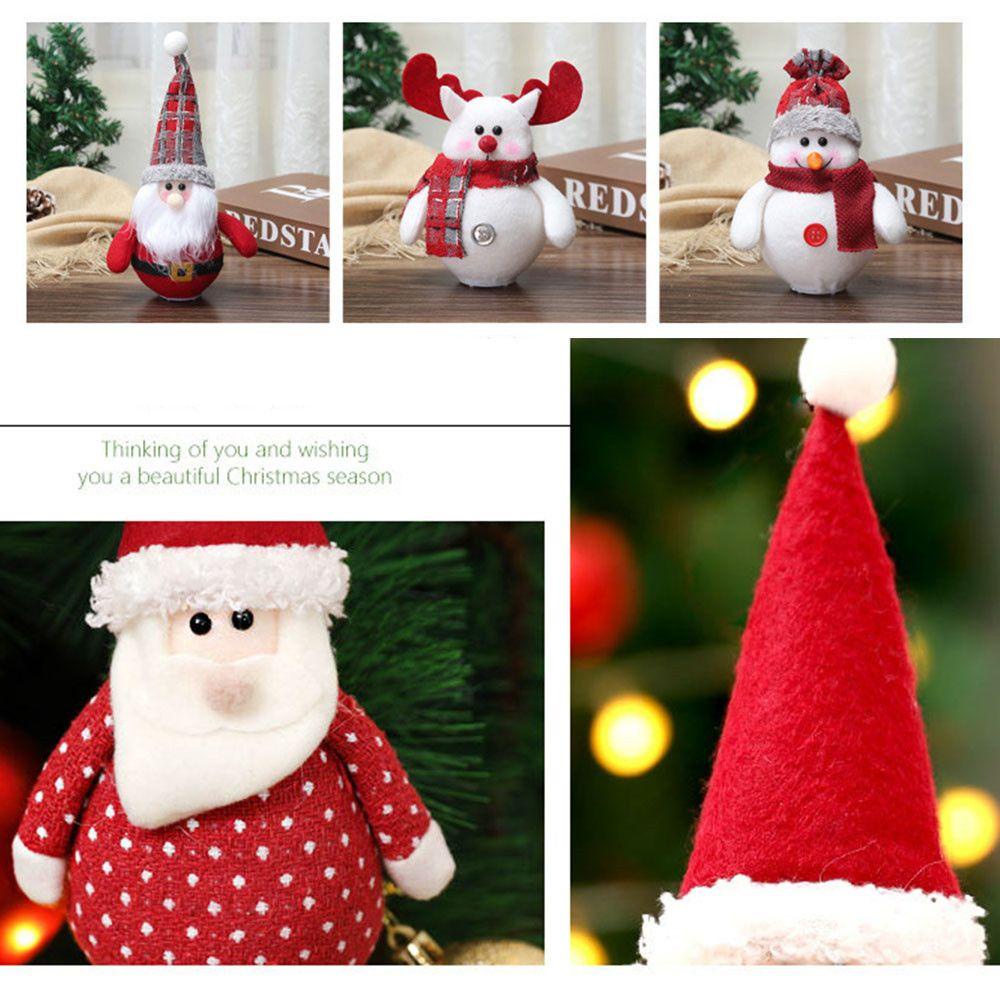 Búp Bê Ông Già Noel Phát Sáng Trang Trí Giáng Sinh