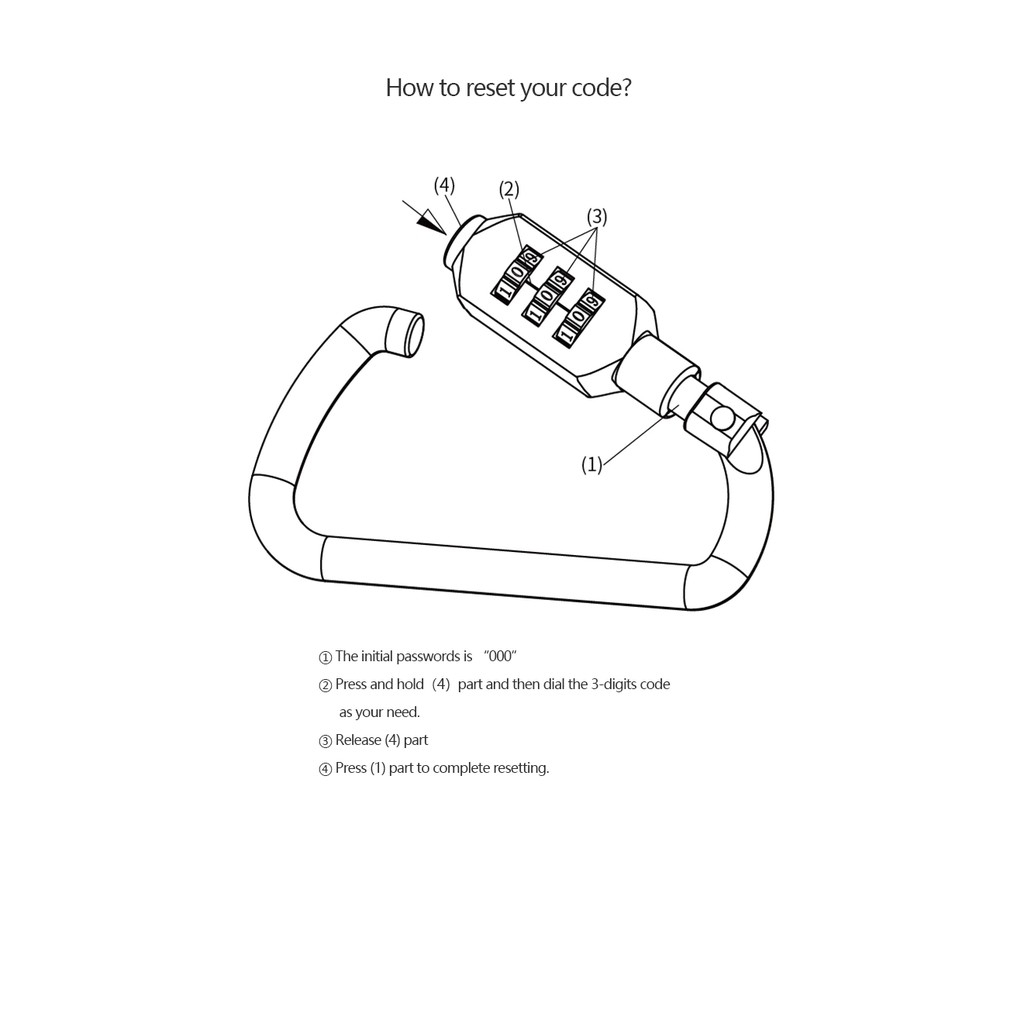 Móc khóa số Naturehike NH20GS001