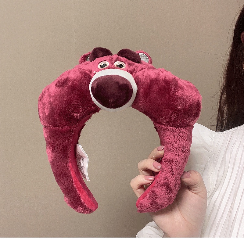 Băng Đô Cài Tóc Hình Gấu / Dâu Tây Dễ Thương Thời Trang Hàn Quốc