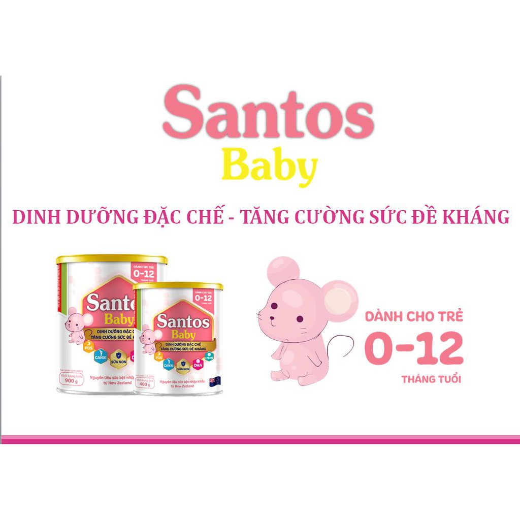 Sữa bột công thức Santos Baby 400g_Duchuymilk