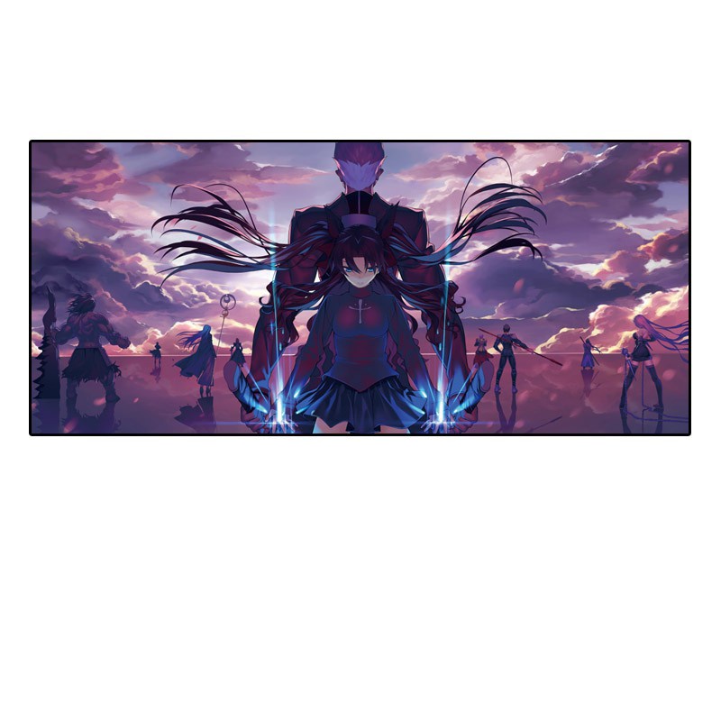 Miếng Lót Chuột Cỡ Lớn Họa Tiết Anime Fate Joan of Arc Sakura Saber Okita Chống Thấm Nước